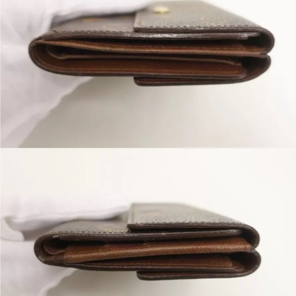 Authentic LOUIS VUITTON Monogram Portefeiulle Elise Leather Wallet #26663 - Picture 4 of 16